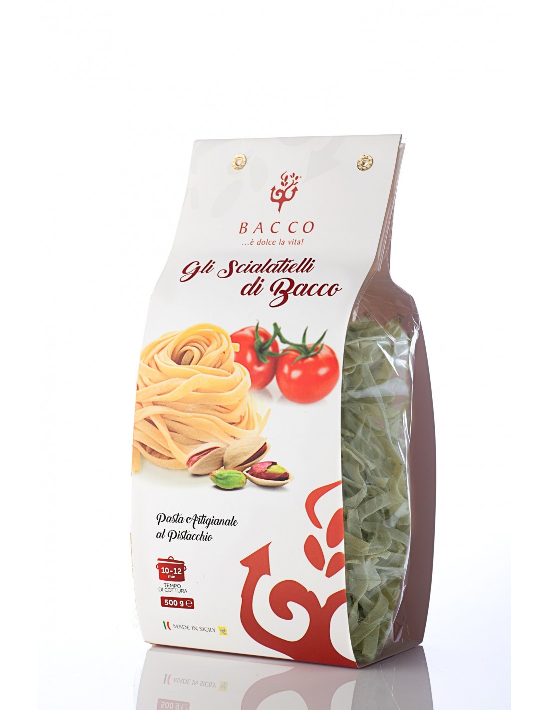 Итальянская продукция-паста-спагетти-фисташки с кустарным вкусом для вкусовых лакомств