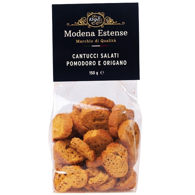 Итальянское вкусное блюдо Cantucci с томатом и орегано 150 г