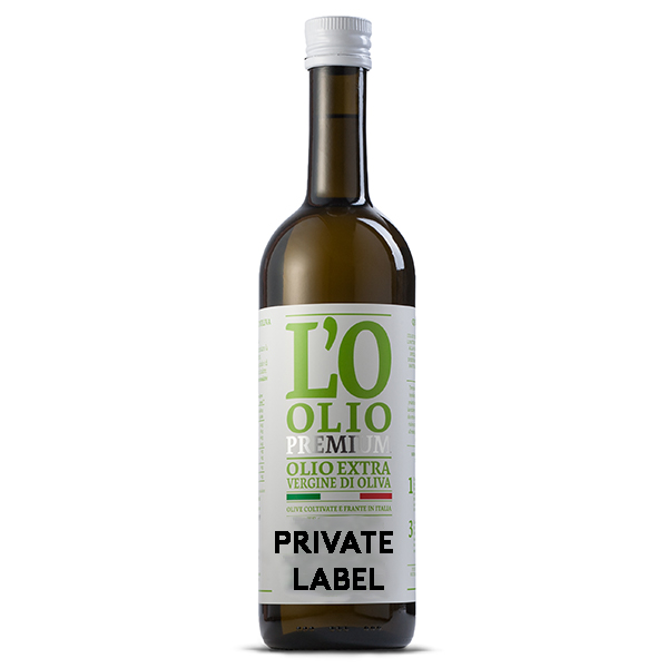 PRIVATE LABEL Italian Extra Virgin Olive Oil PREMIUM 750 ml