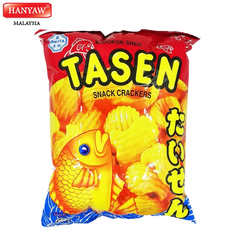 [Malaysia] Fast Shipping + Halal Certified Tasen Snack Crackers ( 10's x 6 Bags x 50 gm / Bundle)