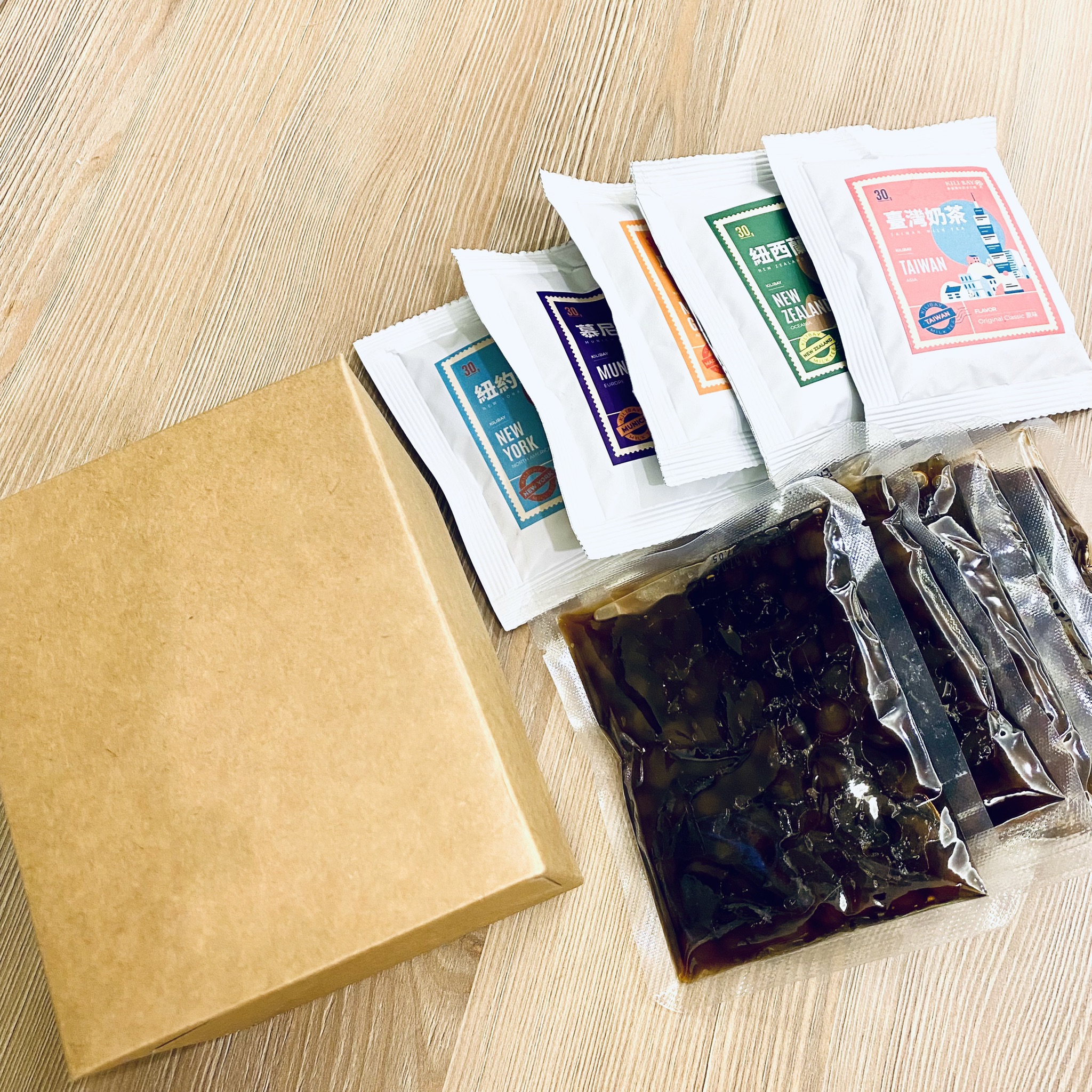 Boba Drink Instant Pearl Coffee Milk Tea DIY Bubble Tea Kit boba Coffee Milk Tea