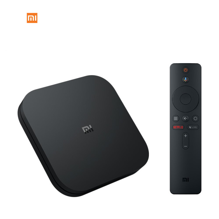 Лидер продаж оригинальный Xiaomi Mi Box S 4K HDR 2 ГБ + 8 Гб Android 8,1 Android TV с Google ассистентом удаленной потоковой медиаплеер