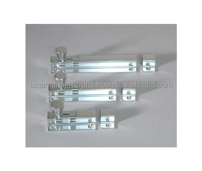 Fine quality anodized aluminium square heavy tower bolts