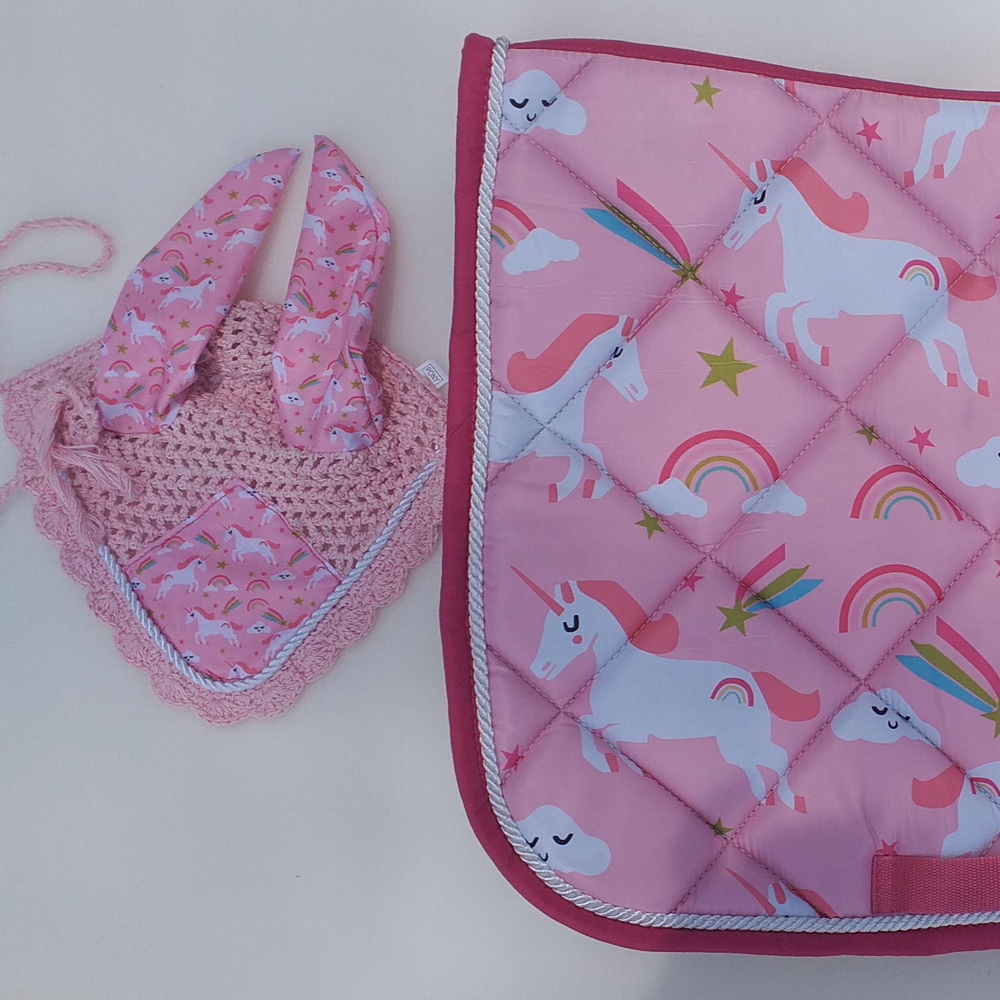 Glitter saddle pad