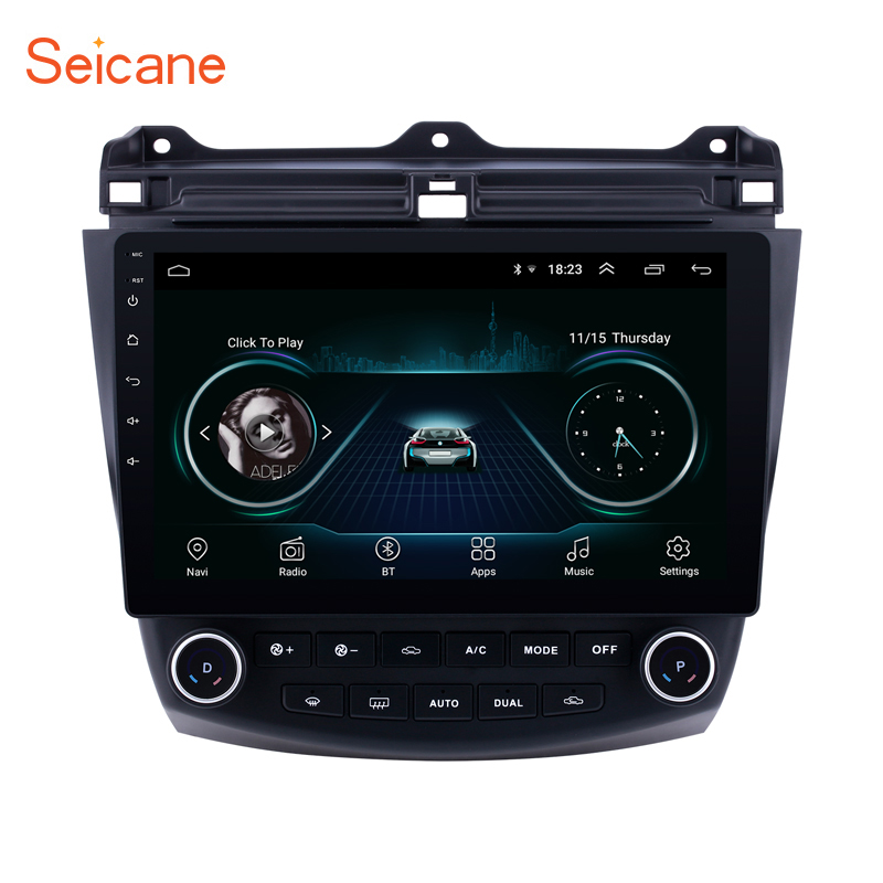 Автомобильный радиоприемник 10,1 дюймов Android 9,1 для Honda Accord 7 2003-2007 GPS Поддержка Carplay цифровой ТВ DVR камера заднего вида