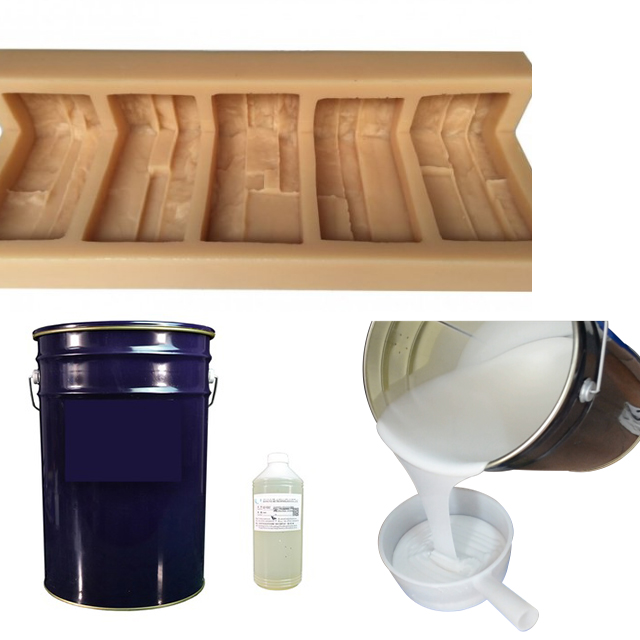 Rtv2 silicone rubber for concrete stone moulds making.