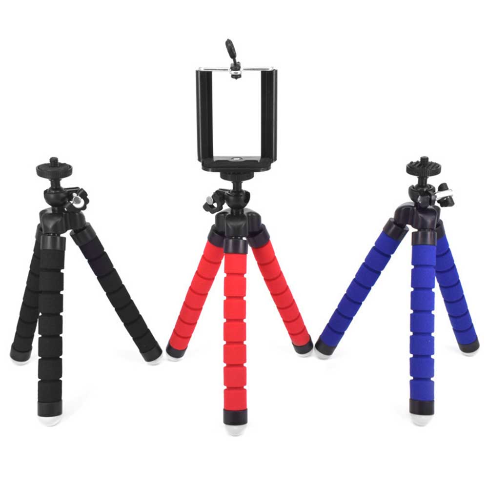 The New Mobile Phone Camera Stand Desktop Sponge Flexible Tripod Live Broadcast Essential holders Lazy Stand