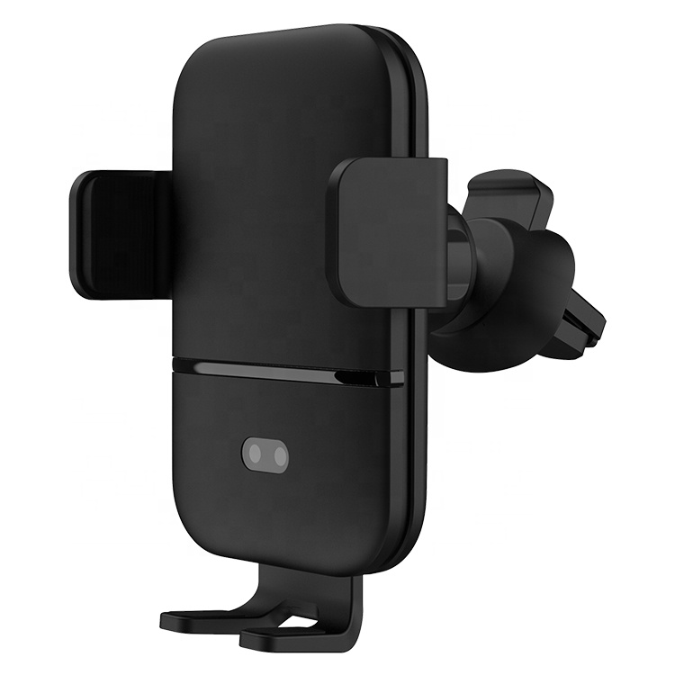 Meree 15w Fast Infrared Automatic Clamping Induction Wireless Car Charger Phone Mount Holder Qi Wireless Charger