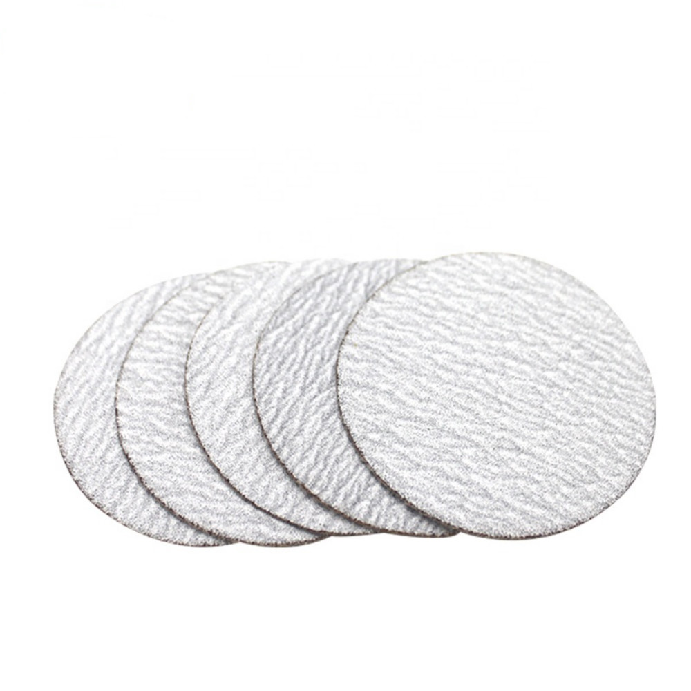 China manufacture konaflex-platinum white 7inch(180mm) hook&loop sanding disc