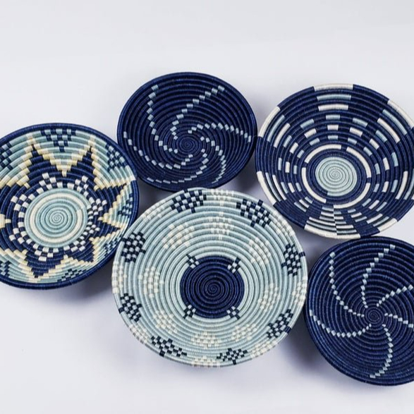 Perfect Set of 3 Seagrass Wall Hanging Baskets Decor Hand Woven Hanging for Home Decor Made In Vietnam