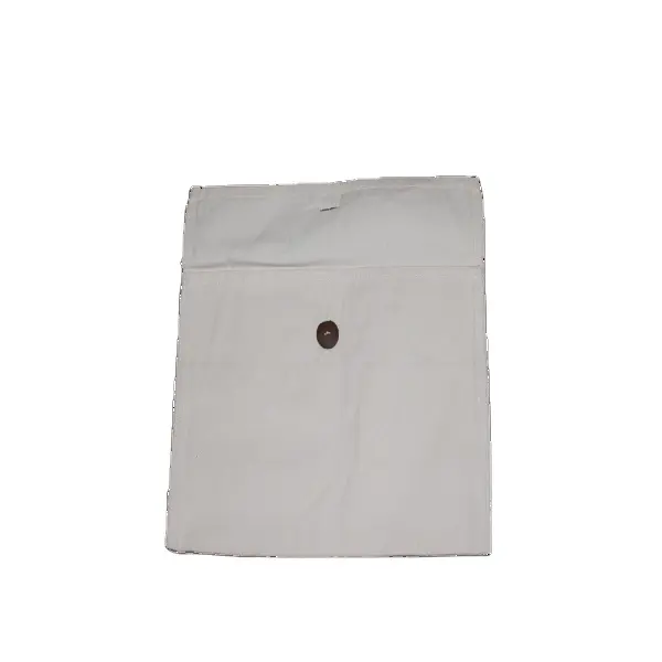 stationery pouch flat envelope bag for handbag beige customs luxury eco logo