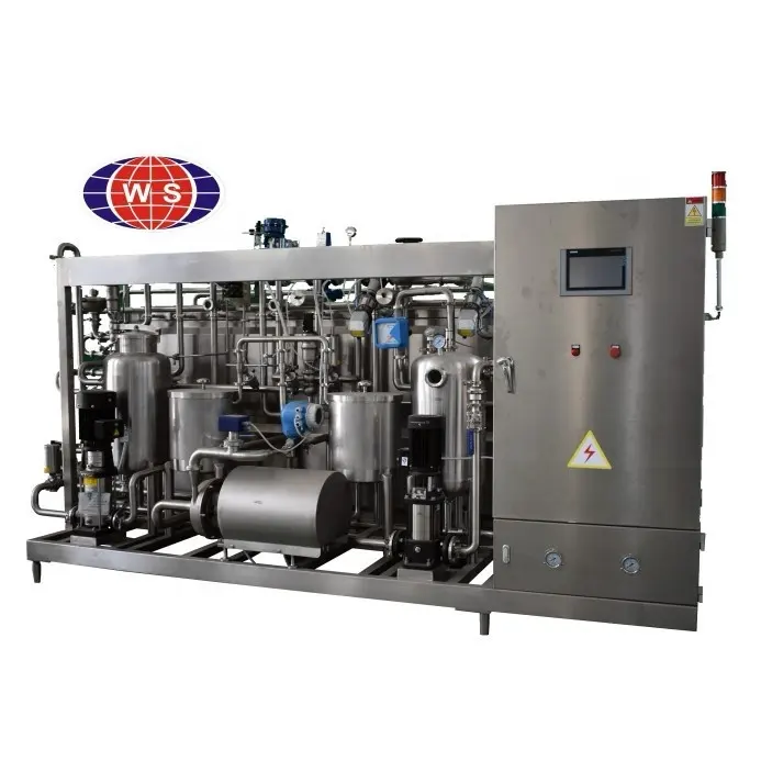 Small Pasteurized Milk Production Line with Combined Equipment Units