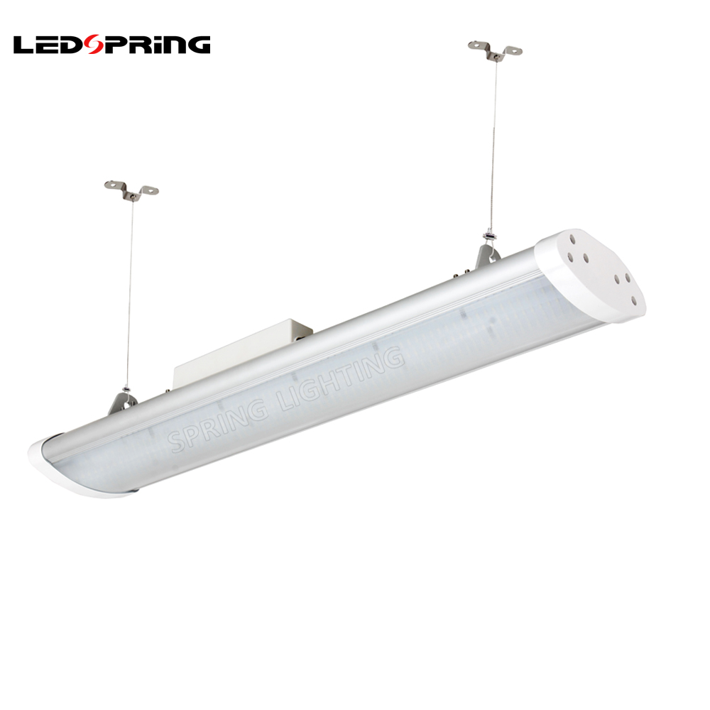 UL CE RoHs high lumens ip65 50W 80w 100W 4ft LED Linear High Bay Light 5 years warranty