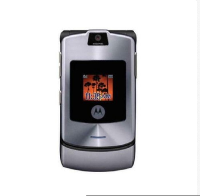 Бесплатная доставка, восстановленный для Motorola RAZR V3i, русская, арабская, английская клавиатура, сотовый телефон для motorola V3i