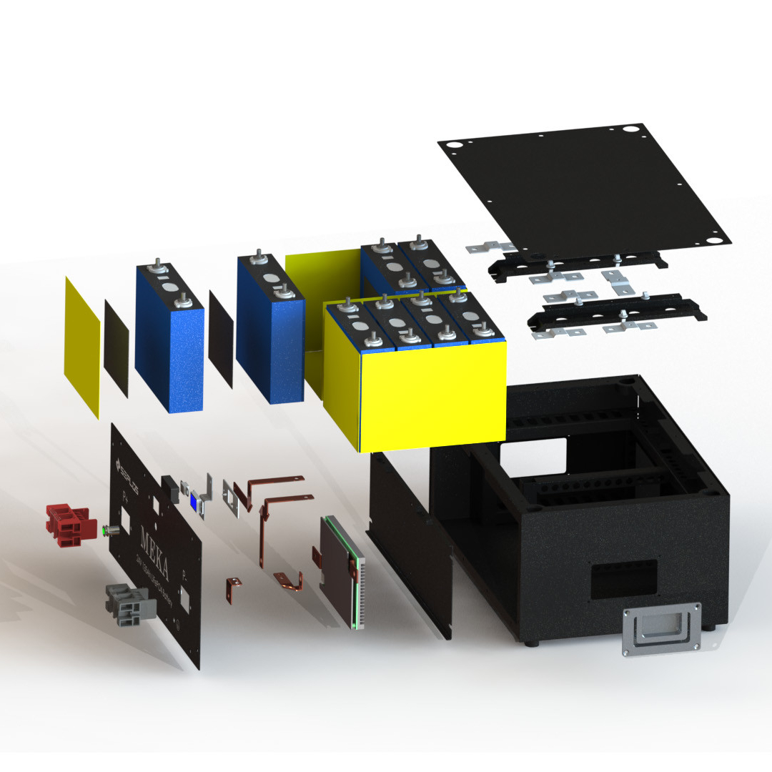 SEPLOS DIY Program - Designing Home Energy Battery Pack with Provided Cells, Customizable 12V 24V 48V DIY Battery Kits