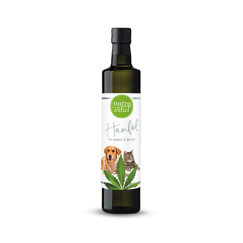 NutraVital Hemp Oil Bottle Nutritional Supplements Dog Addition To Pet Food Pet Health Care Animal Health Products