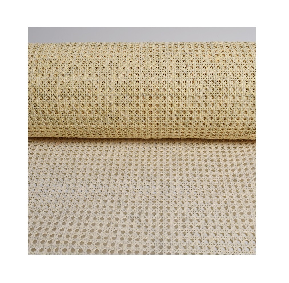1/2" Open Cane Webbing / 24" Wide Vietnam rattan webbing roll/ plastic rattan roll for furniture