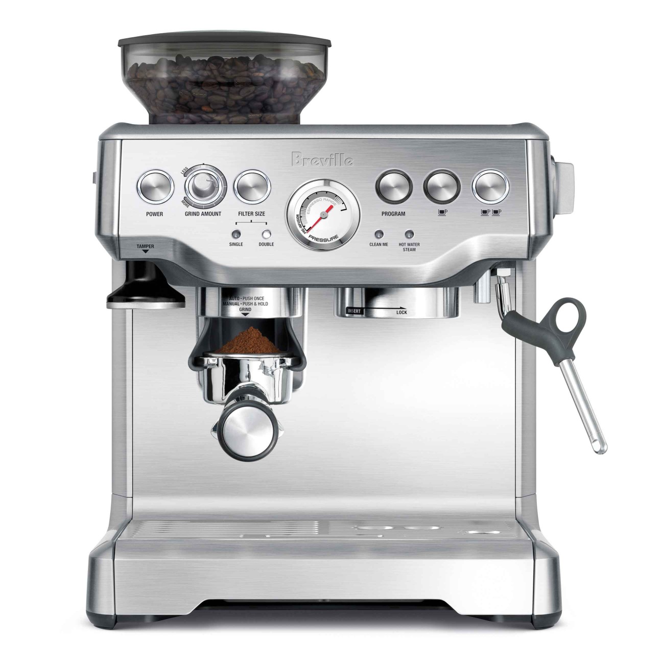 Кофемашина breне BES870BSS Barista Express