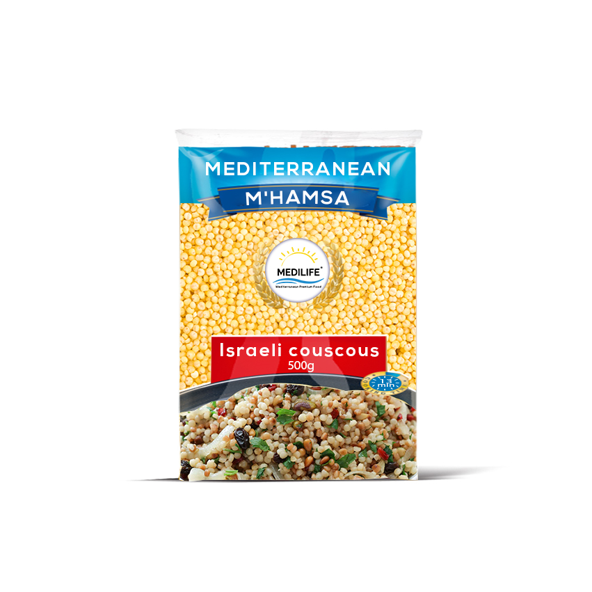 Israeli couscous, Thin grain, 500g Bag