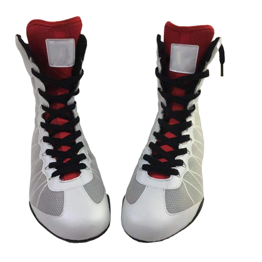 Long Style 2021 High Top Athletic Sneaker Manufacturer Professional Kick Boxing Shoes