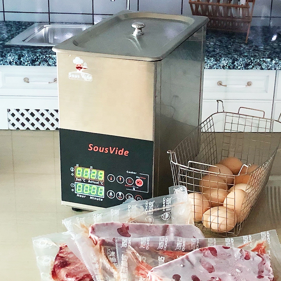 Egg для приготовления пищи в целости бак из нержавеющей стали без нагреватель внутри бак даже с подогревом 6L прямой тип Sous Коммерческая Плита