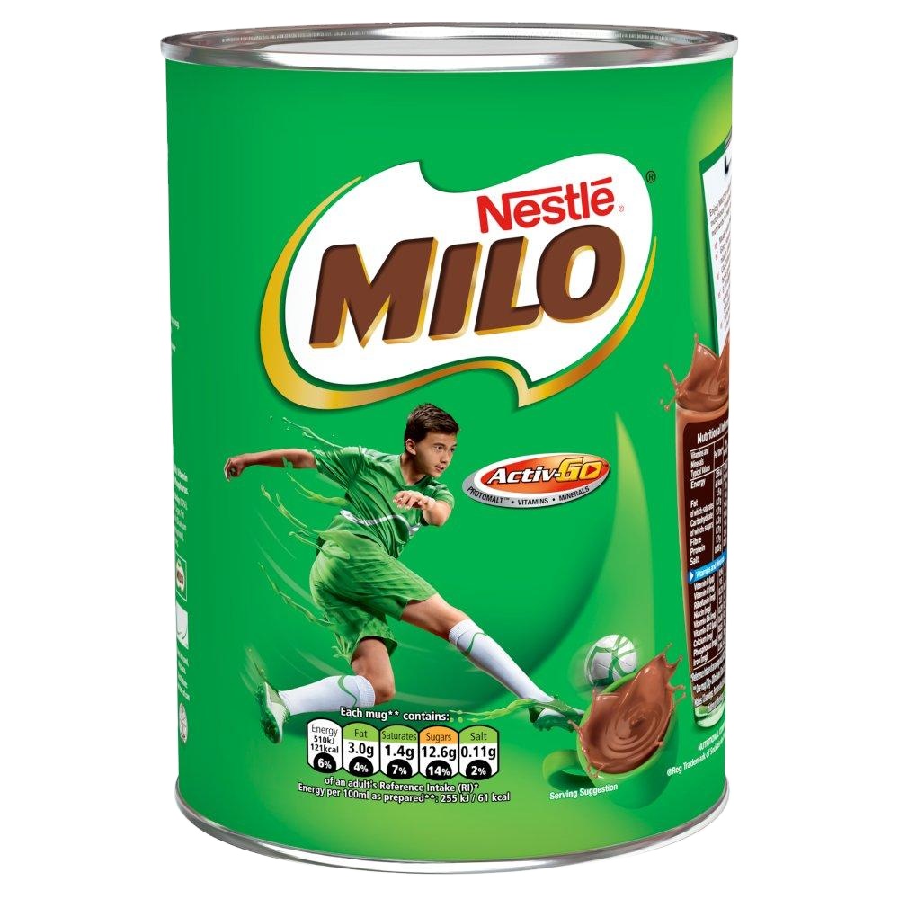 Milo Active Go солодовый порошок для напитков, доступный для продажи