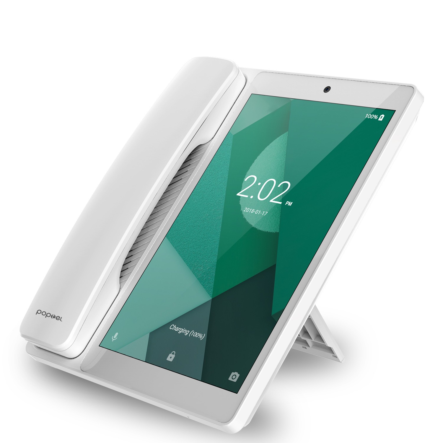 Fast Selling Poptel V10 Cordless Videophone 2+16G Rom MT6761 CPU 1800mah Battery Long Distant Connection
