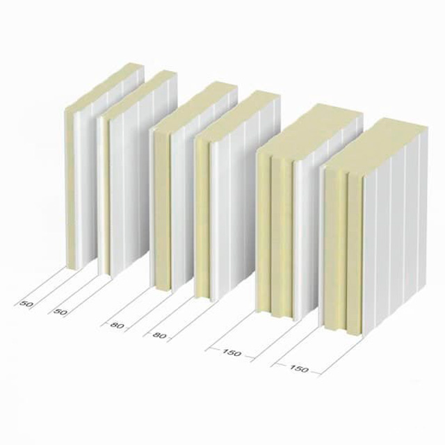 PIR Premier Sandwich panel on the wall