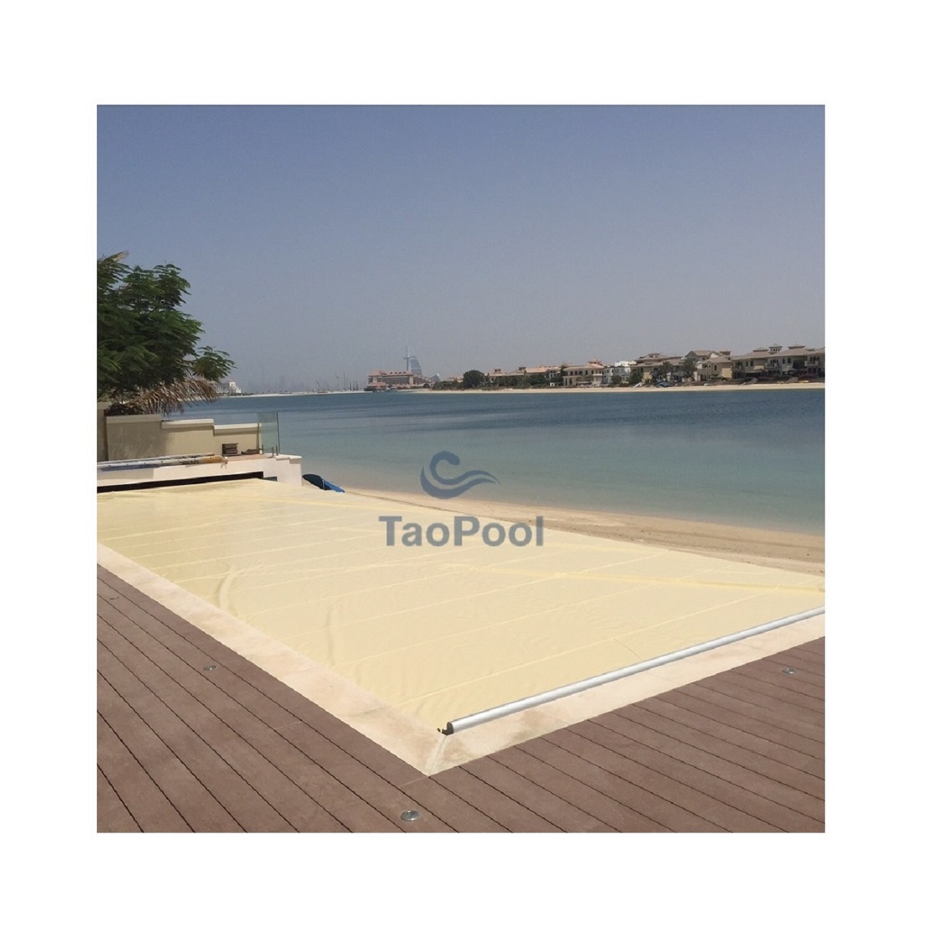 Blue outdoor pool cover pvc pool cover swimming pool cover