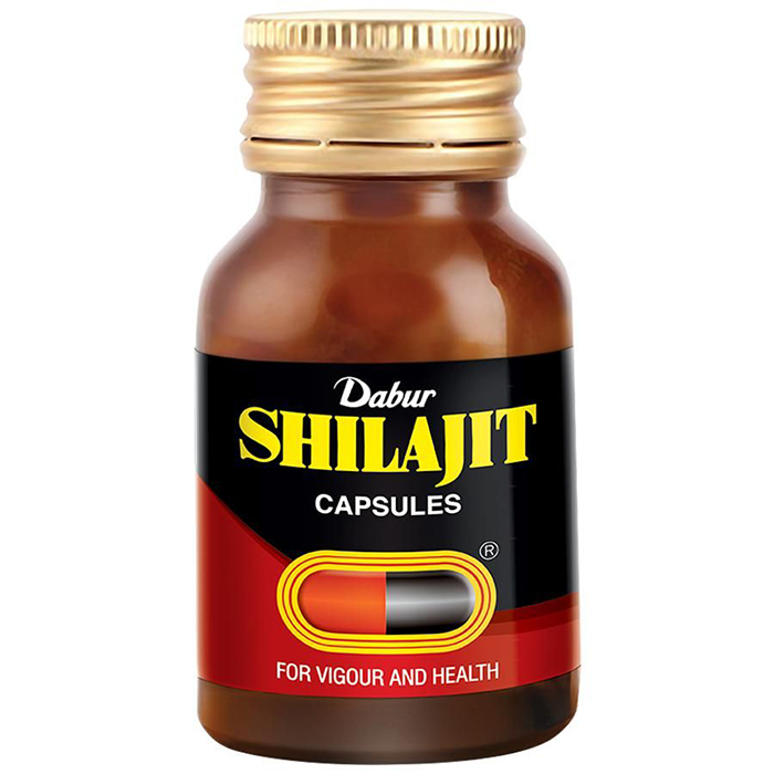 Dabur Shilajit Capsules Extra Strength Stamina Power Shilajit Extract herbal Capsules