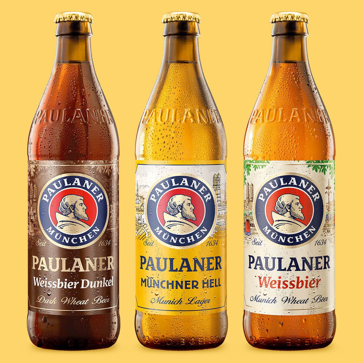 Оригинальное пиво Paulaner Hefe Weissbier