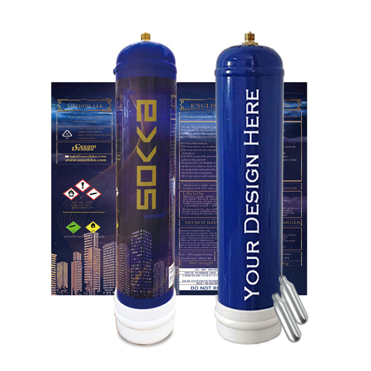 High-quality nitrous oxide smart whip cylinder 580g Cream Deluxe