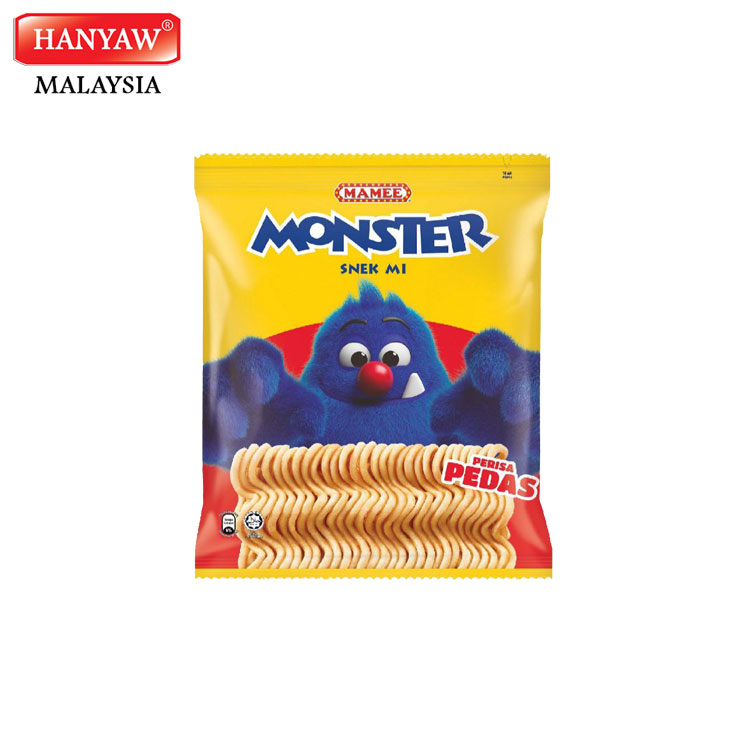 [Malaysia] Fast Shipping + Halal Certified Mamee Monster Snack Mi Hot & Spicy Flavour ( 25g x 8 pcs / Ctn)