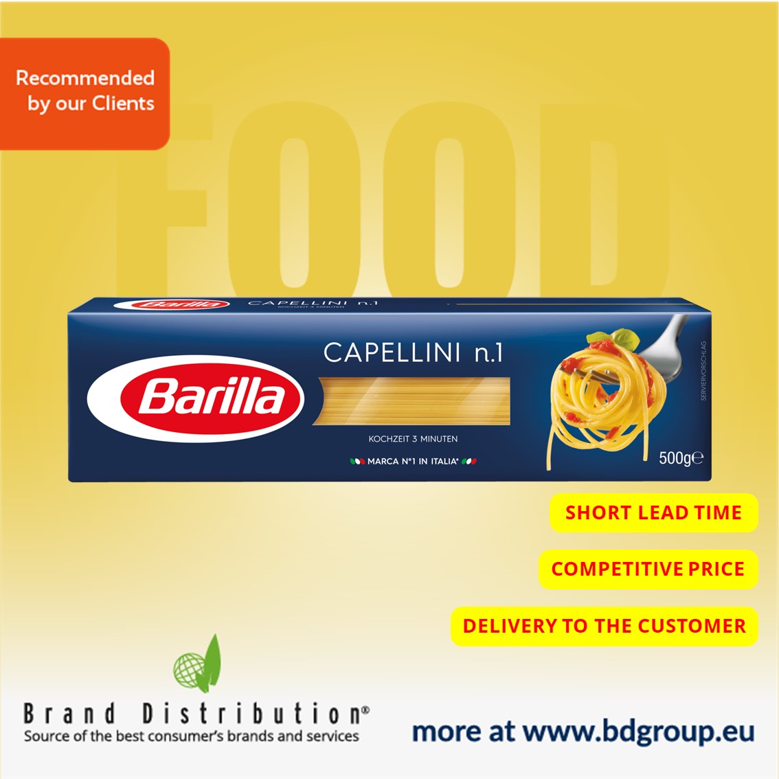 Barilla Capellini n.1 500 г
