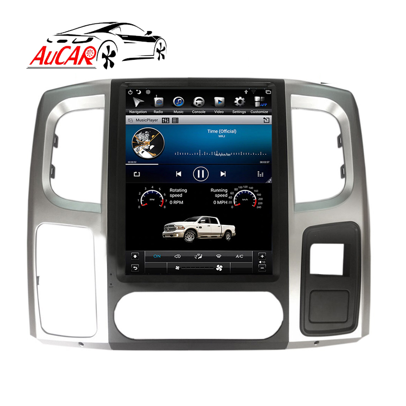 Автомагнитола AUCAR, 12,1 дюйма, Android 9, GPS-навигация, DVD-плеер для Dodge RAM Trucks 2012-2018
