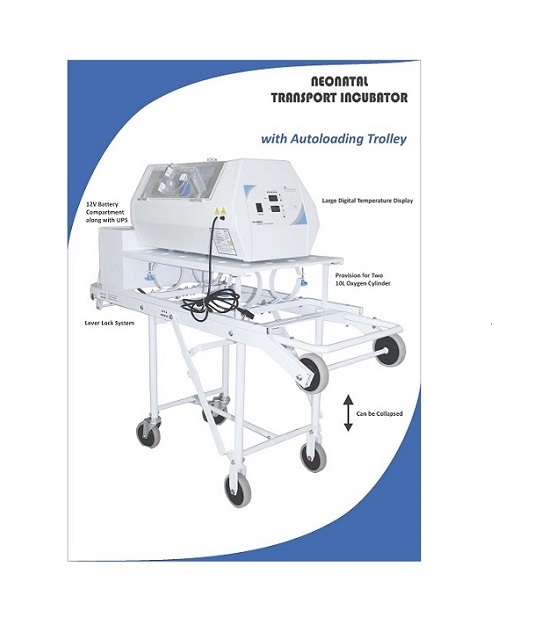 Transport incubator with Autoloading Trolley
