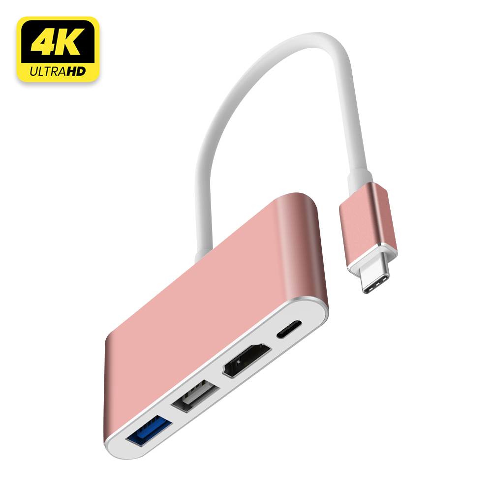 2020 лучшие продажи usb концентратор type c 6 портов 4K HD-MI USB 3,0 5 Гбит/с высокая скорость