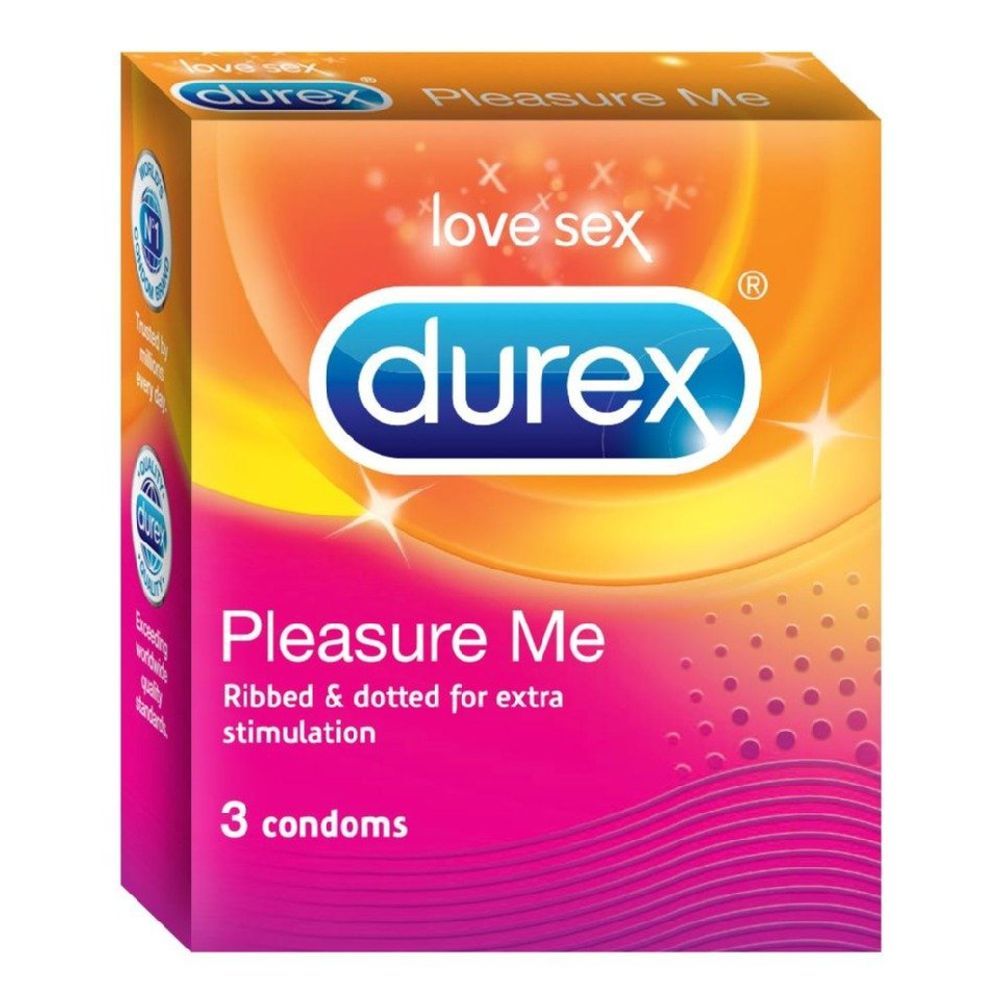 Durex удовольствие мне Pleasuremax презервативы * ребристые пунктирной • Розничная коробка-10 шт.