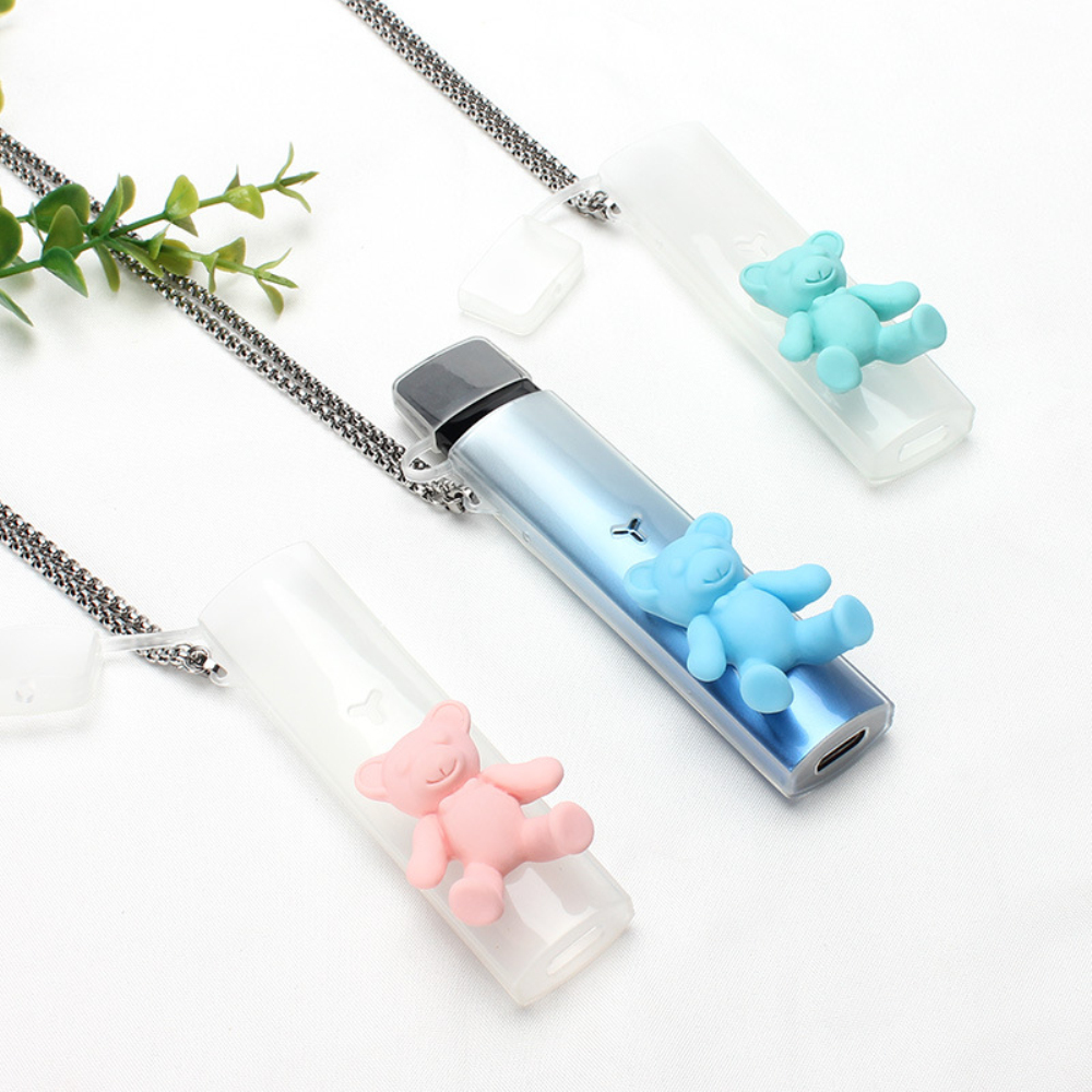 Cartoon Lanyard personal OEM Accept with dustproof Silicon case Necklace for ecig