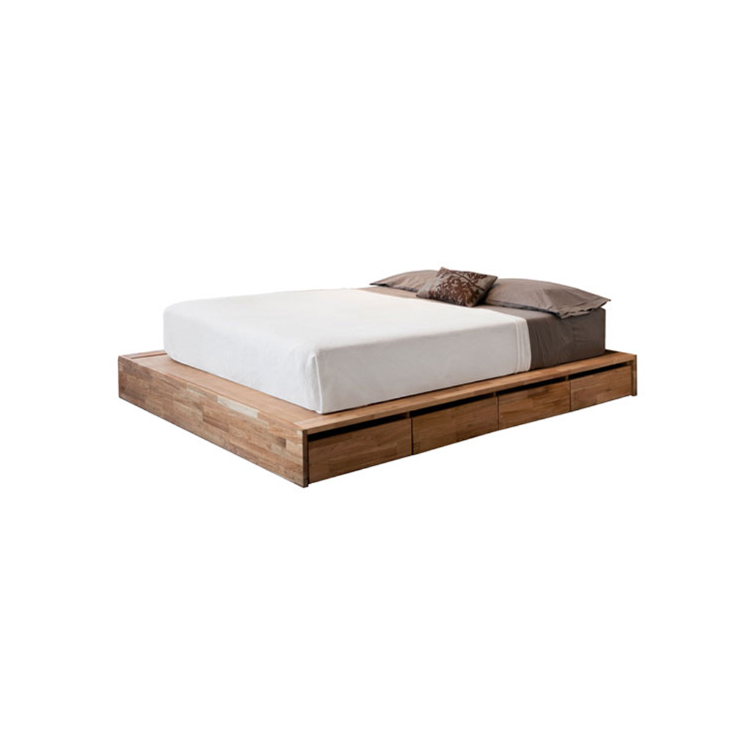 Luxury Comfortable High Quality Export Oriented Custom Wooden Bed From Indonesia