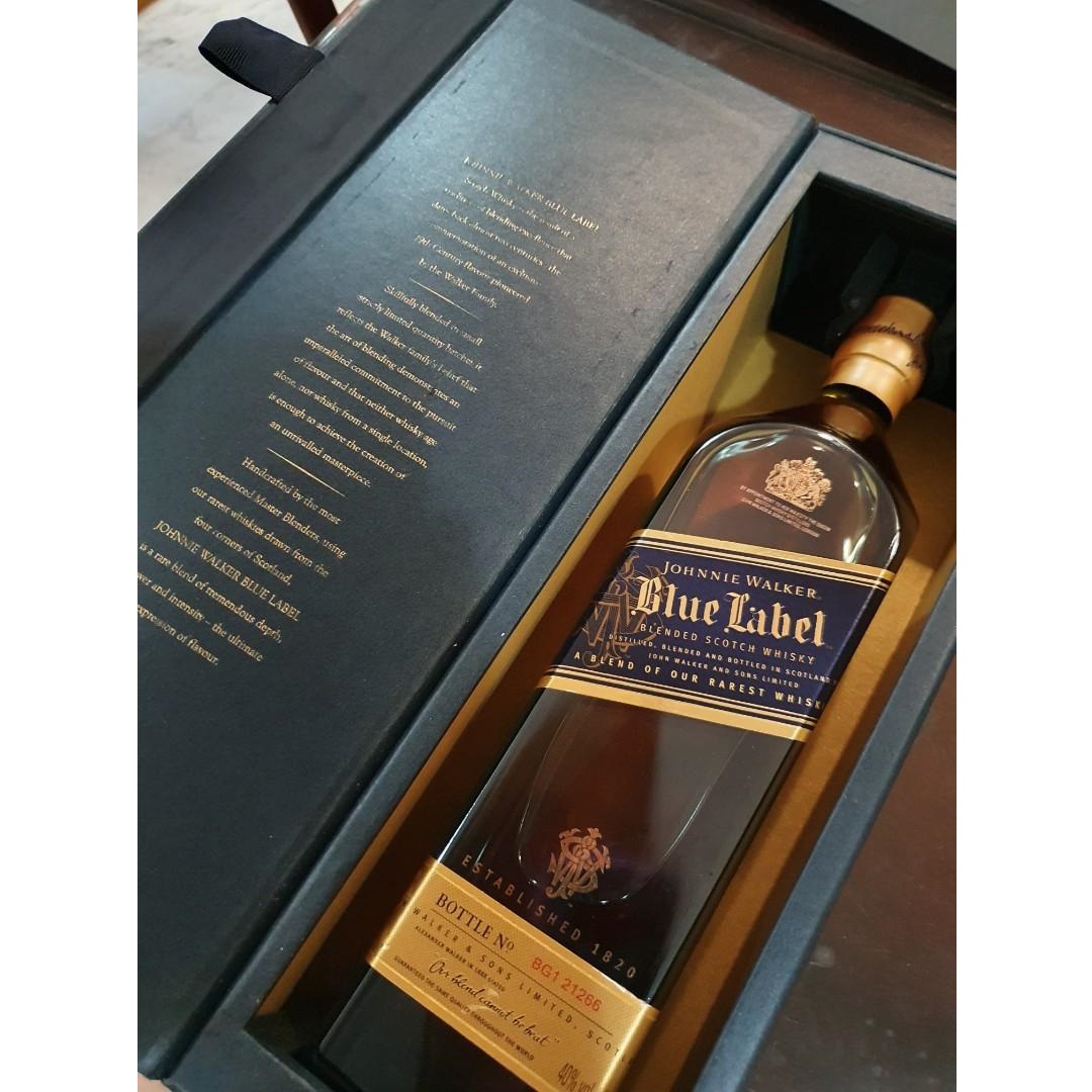 Голубая этикетка для виски Legend, 1 л, 40% alc с дымчатым покрытием в стиле Highland, фрукты и анисид