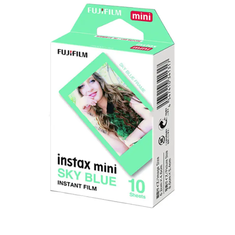 Fujifilm Instax Mini Instant Film Sky Blue Frame for Mini90 8 70 7s 50s 25 SP-1 etc
