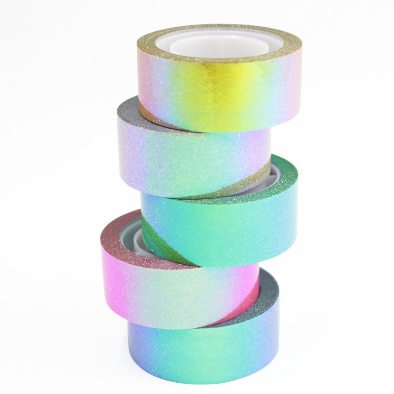 Self Adhesive Decorative Opal Glitter Masking Tape