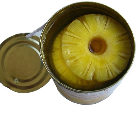 VIETNAM CHOICE QUALITY CANNED QUEEN VICTORIA PINEAPPLE SLICES IN LIGHT SYRUP