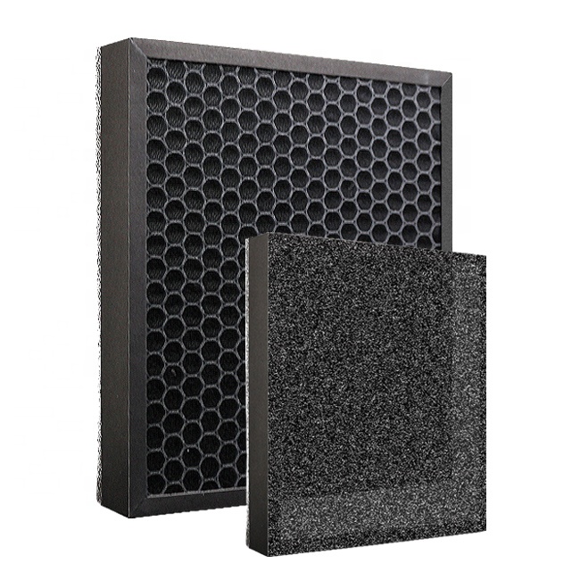 Yadu SZK-J235 SZK-J335 Replacement HEPA and Activated Carbon Composite Filter with Carbon Cotton Two in one Air Purifier Filter
