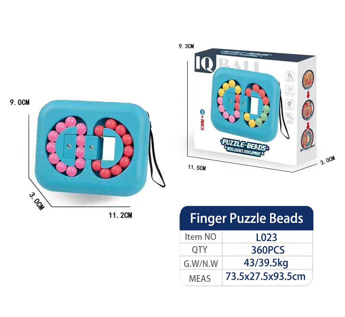 2021 magic bean fidget plastic puzzle magic bean toy Early kids toys educational rotating magic bean cube fingertip fidget