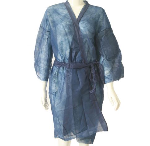 kimono sauna gown Non-Woven kimono Gown Disposable Kimono bath gown MOQ 10.002k