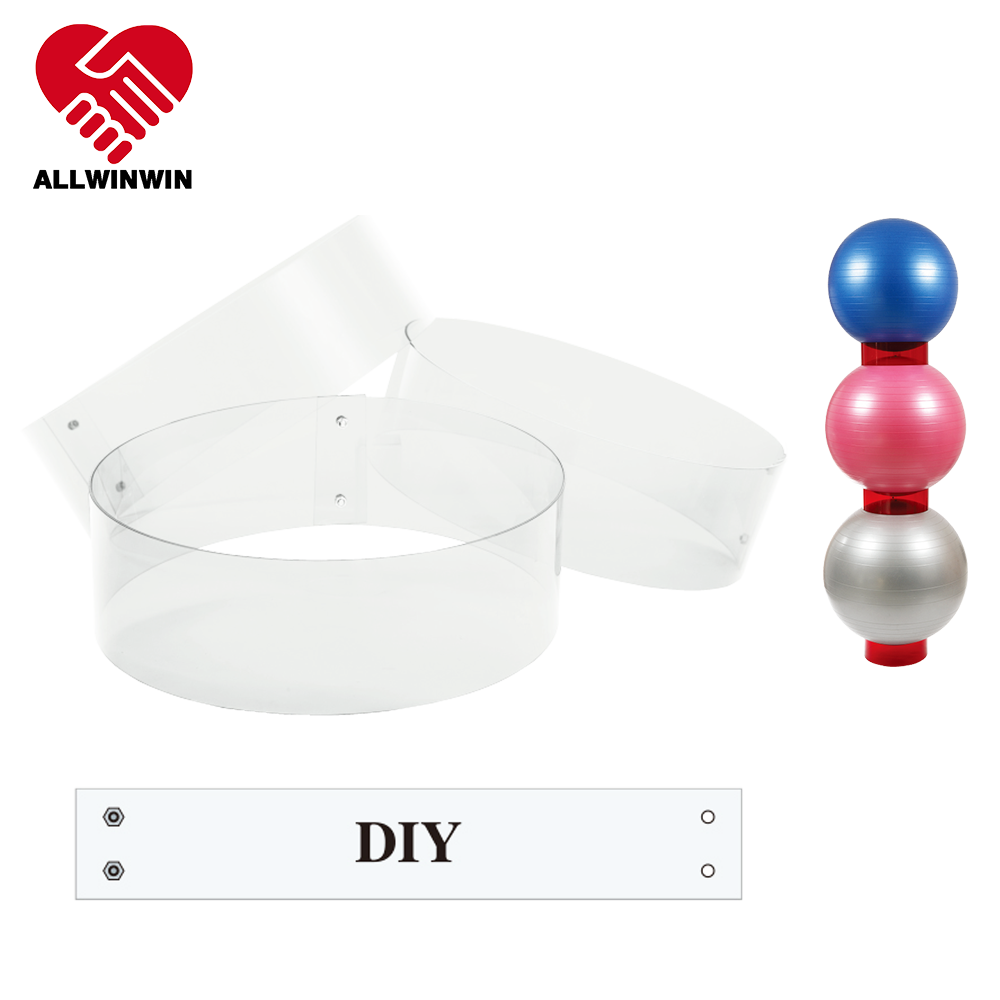 ALLWINWIN EXB12 Exercise Ball - Ring Base Stack Storage Rack Yoga Gym Workout Fitness Birthing