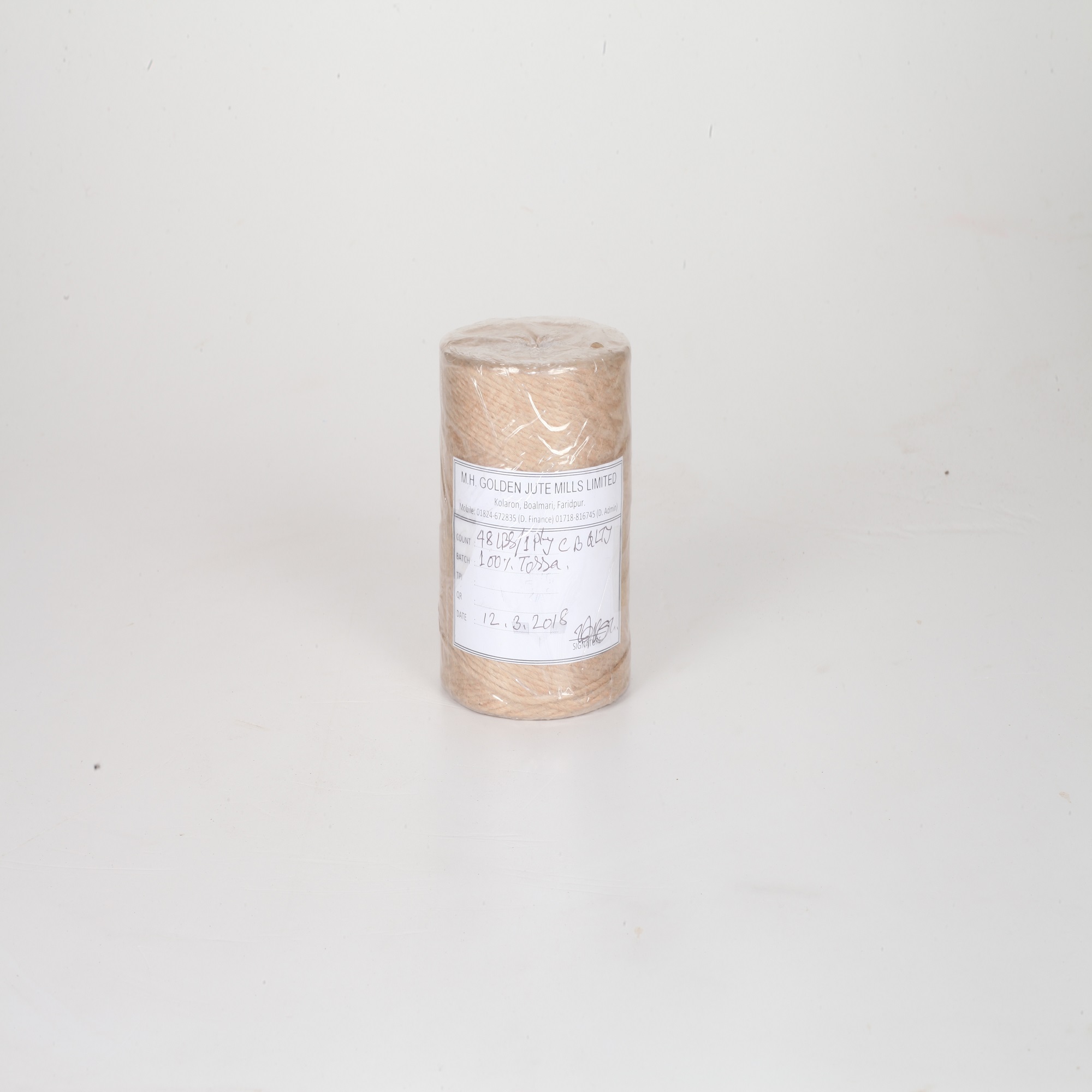 JY-0040 48Lbs-1ply(CB Quality) Jute Yarn from Bonanza Jute Composite & Diverse Factory Ltd.