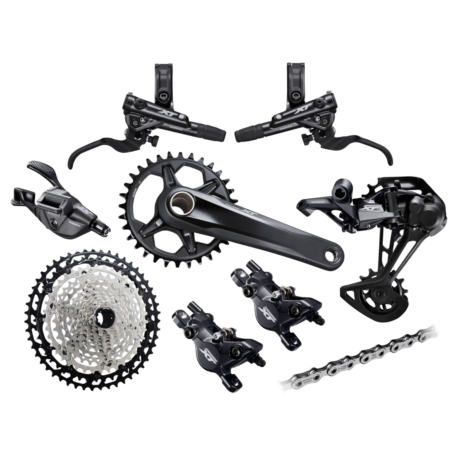 QUALITY DEALS Shima noS Deore XT M8100 XC Race Groupset 1x12-speed IN STOCK